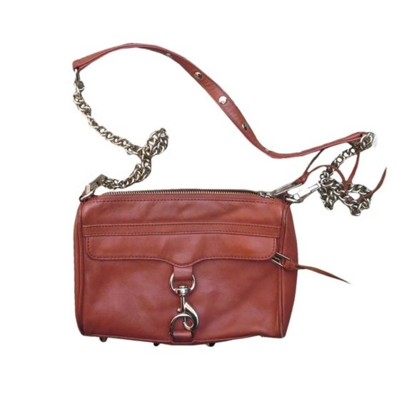 Rebecca Minkoff Tan Crossbody Bag Mini MAC - Picture 1 of 9